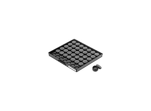 Komponentbokser Runde Esd Diam 25mm Pr Stk 