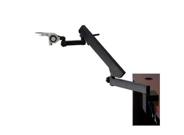 Stativ Fleksibelt For Mikroskop Inkl. Bordfeste og Justerbar Holder,76mm 