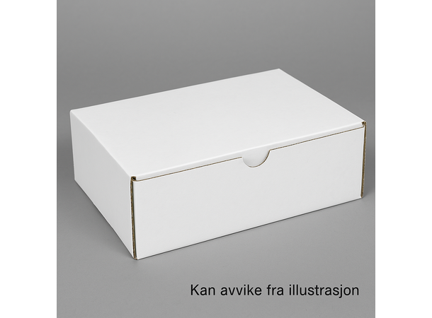 Eske Hvit Selvlåsende 300X200X120 