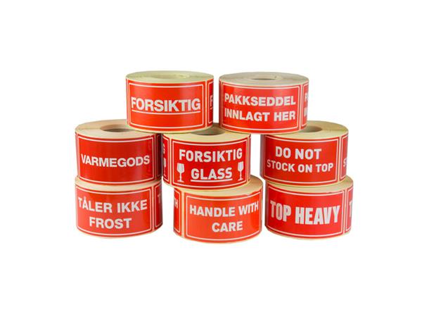 Etiketter Kombi Glass-Fuktighet-This Si De Up 625 Stk 