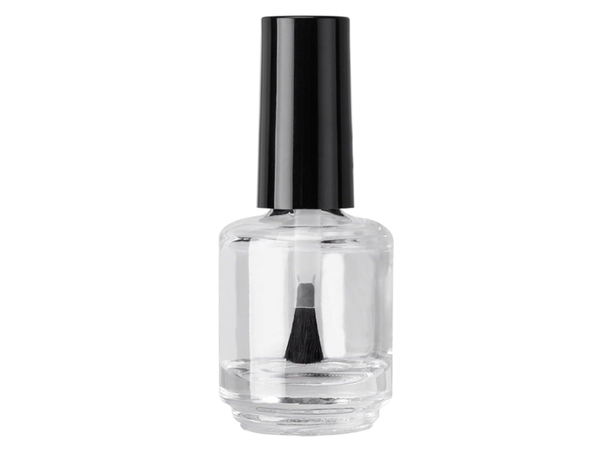 Glassflaske Klar 15Ml Med Pensel I Kork 