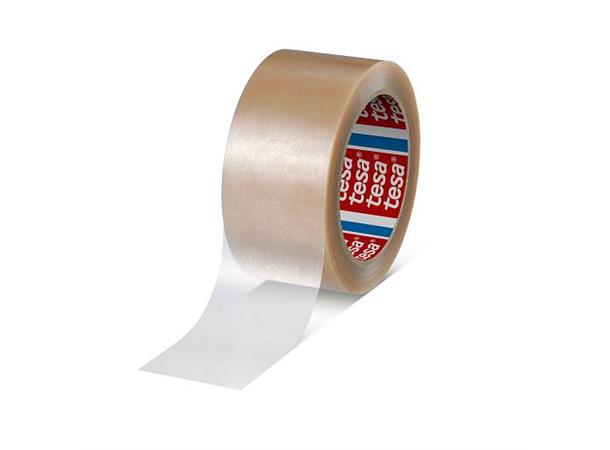 Pakketape 50mm Klar Tesa 4124 65 my tykk 