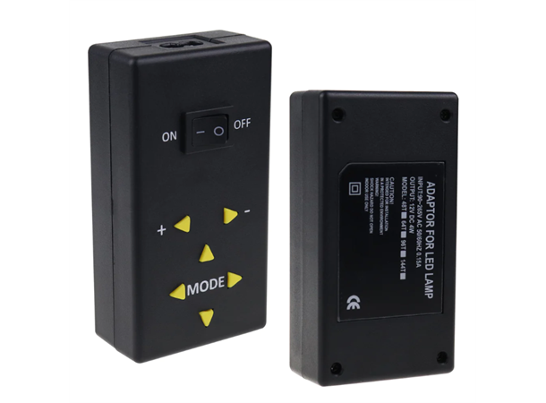 Trafo Med Dimmer Og 4 Soner Passer Til Ringrys 144 Led 