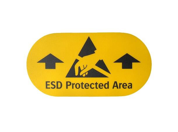 Gulvmerke Esd Dekal 120*60mm Pr.Stk 