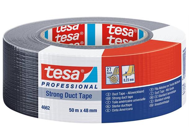 Lerretstape Sølvgrå 36X50M Tesa 