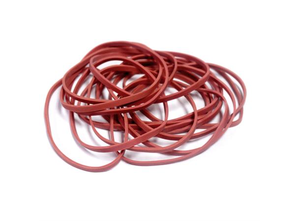 Gummistrikk Esd Rosa 6,35 X 203mm (1/4 X 8") Pk A 120