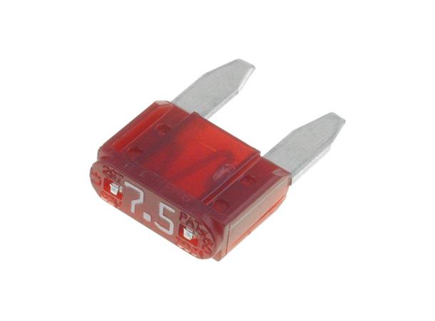Sikringer Mini 7,5 Amp. Eske A 50 Stk 