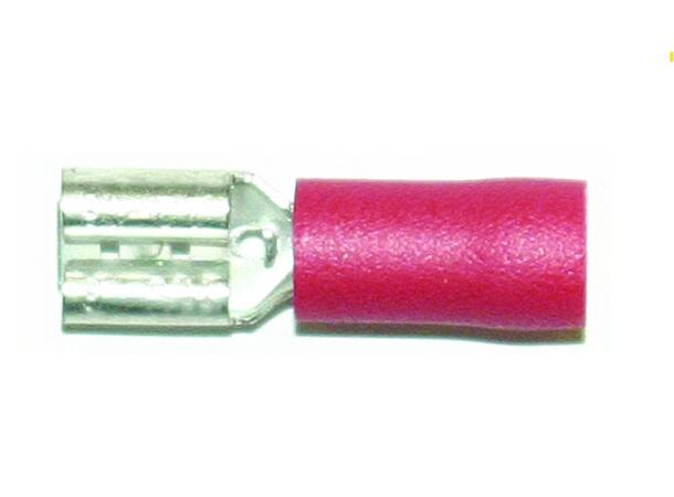 Kabelsko Flatstift Rød 100 Stk 