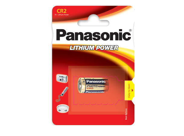 Batteri Lithium 3V Photo 2stk Energizer 