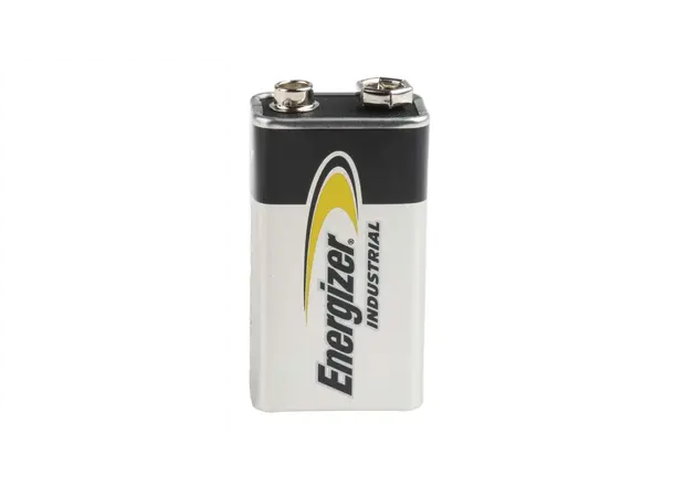 Batteri 9V Alkaline pr. stk. Energizer Industrial 