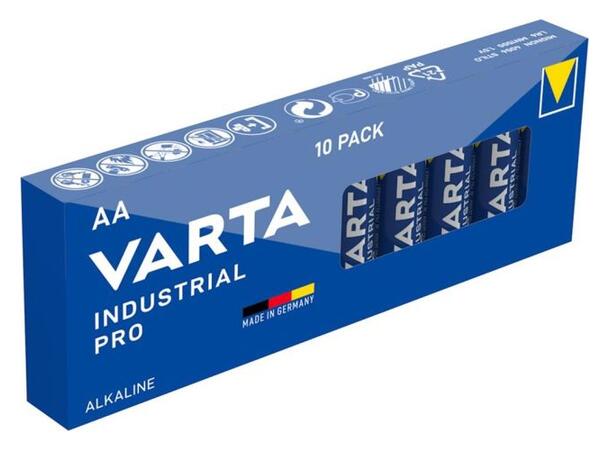 Batteri 1,5V AA Industrial Pro 10 Stk Varta 
