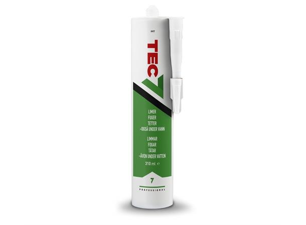Lim & Fugemasse 310Ml Hvit Tec7 