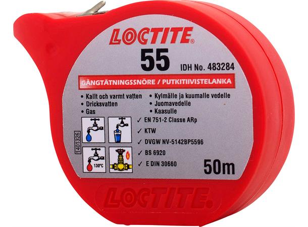 Rørtettingsnor 50M Loctite 