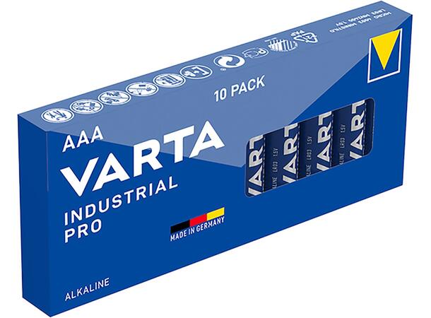 Batteri 1,5V AAA Industrial Pro 10 Stk Duracell / Varta 