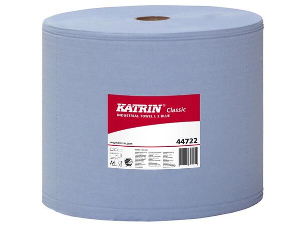 Tørkepapir Katrin Lofritt Blåfarget 2 Ruller A 350M (77866) 