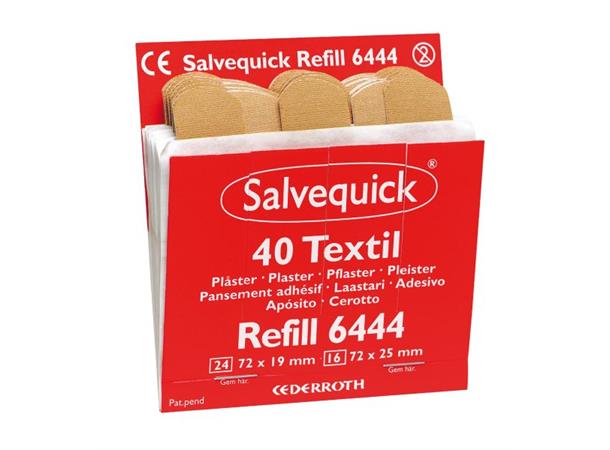 Plaster Textil Refill 6 X 40 Stk Salvequick 