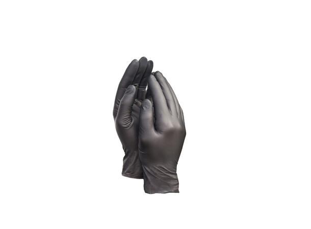 Hansker Nitril Sort Pk.A 100 Handi 