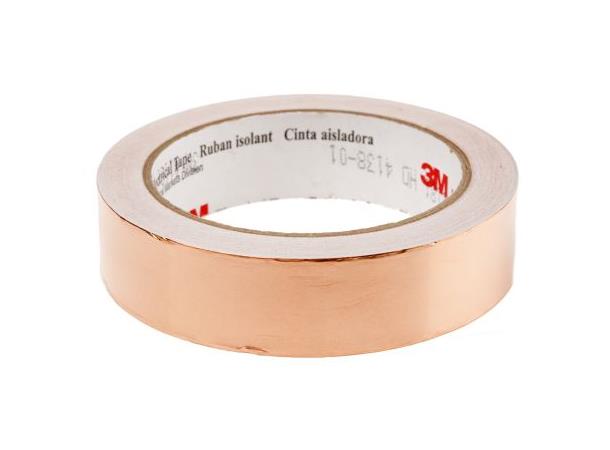 Kobbertape 16,5M Ledende Lim 