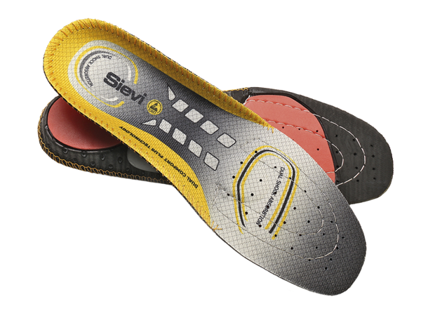 Såle Sievi Gel Comfort Plus (Høy Fotbue Gule 