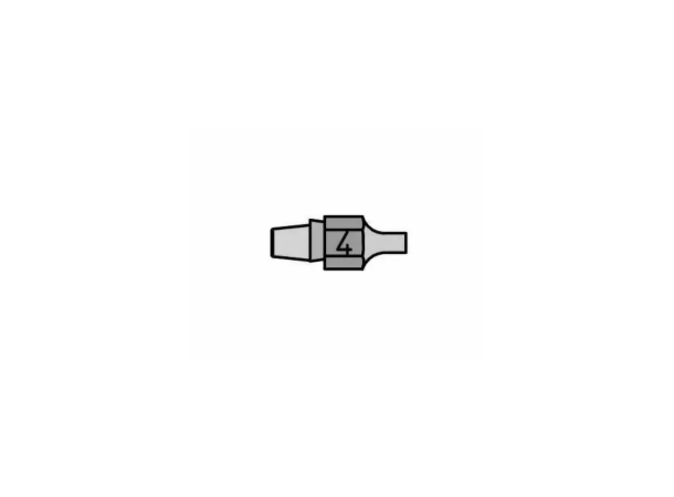 Avloddespiss Weller DX114 Ø1,8mm, Ø3,3mm, 25mm 