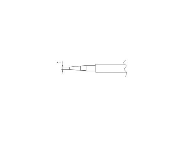 Loddespisser Til Pinsett Hakko 1mm 