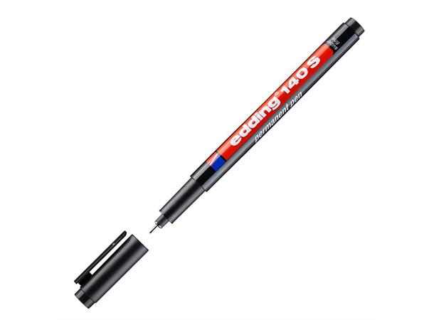 Merkepenn Sort 0.3mm Edding 140S 