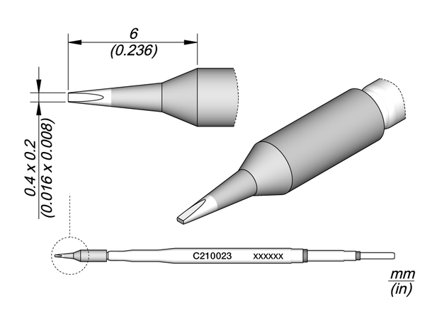 Loddespiss JBC C210-023 